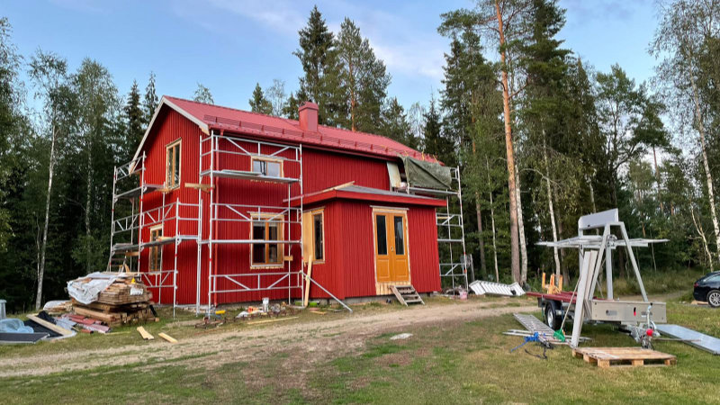 Husrenovering med Bygg och Målerigruppen i Umeå